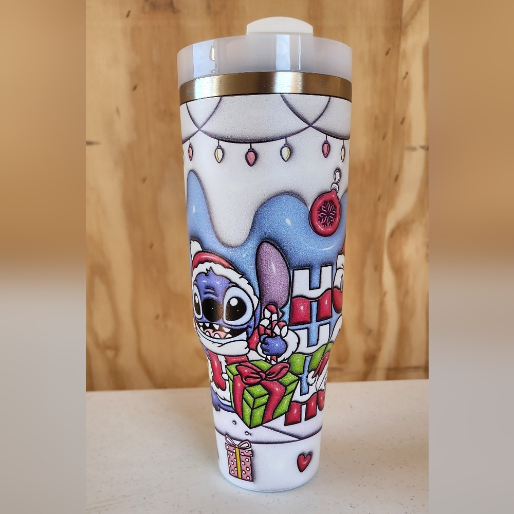 40oz Stitch Christmas Tumbler